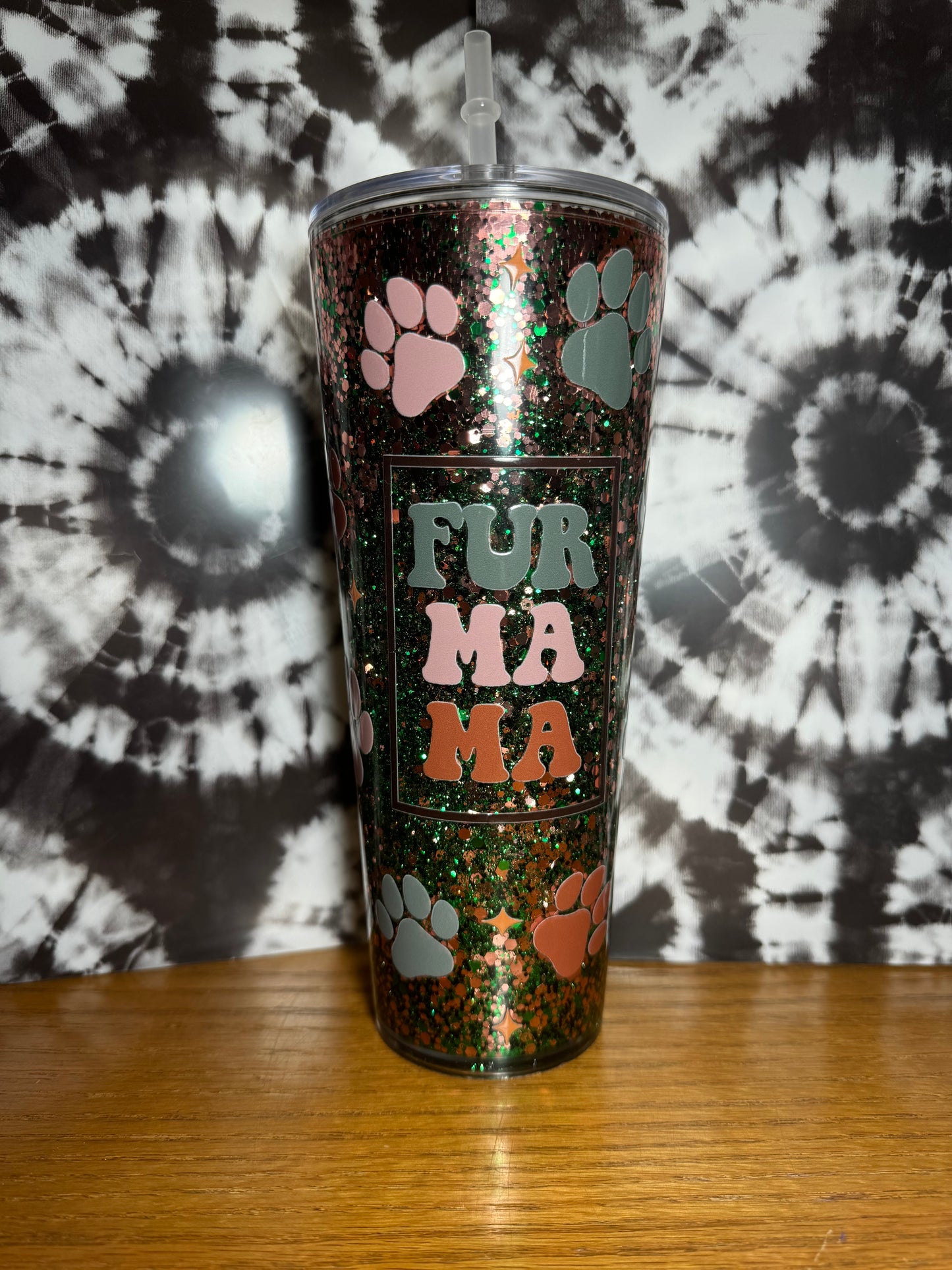 24 oz acrylic snowglobe